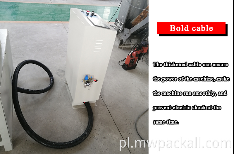 Automatyczna maszyna do owijania folii rozciągliwej z poziomym drutem stalowym z wężem z drutu stalowego z CE